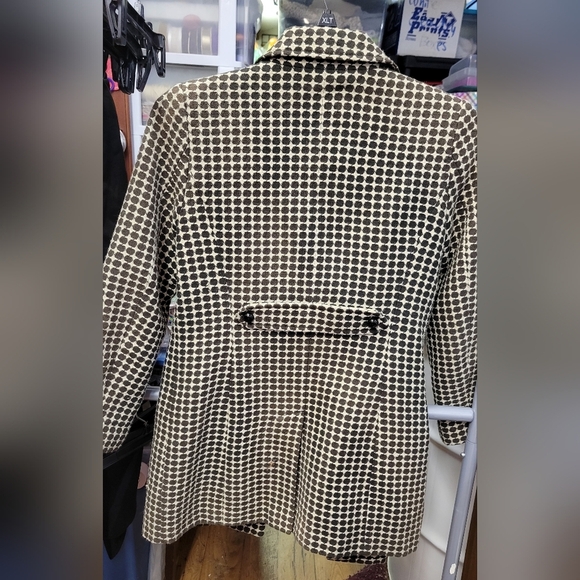 Ann Taylor 4P Black and Cream Lined Jacket Preowned 2000s - Picture 6 of 16